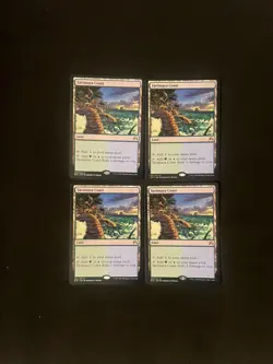 4xYavimaya Coast NEAR MINT (252/308) Magic Origins Magic the Gathering FREE ship - Image 1