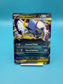 Mega Absol ex 086/132 English Double Rare Pokemon Mega Evolution - PACK FRESH - Image 1