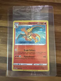 Pokemon Center Special Delivery Charizard Promo SWSH075 Sealed - Image 1
