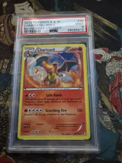 2012 Pokemon B&W Boundaries Crossed Charizard #20/149 Holo PSA 9 - Image 1