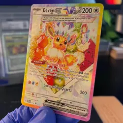 Pokemon Eevee ex SVP 174 Black Star Promo Full Art Holo - Prismatic Evolutions - Image 1