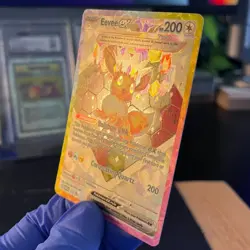 Pokemon Eevee ex SVP 174 Black Star Promo Full Art Holo - Prismatic Evolutions - Image 2