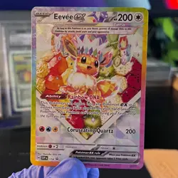 Pokemon Eevee ex SVP 174 Black Star Promo Full Art Holo - Prismatic Evolutions - Image 3
