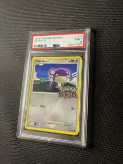 2009 POKEMON RUMBLE #15 RATTATA MINT PSA 9 - Image 2