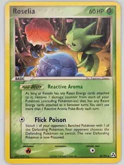 Roselia 42/92 Pokemon - EX Legend Maker LP - Image 1