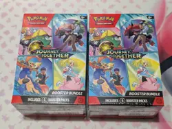 Pokemon Scarlet & Violet Journey Together Booster Bundle - Sealed New - Lot of 2 - Image 1