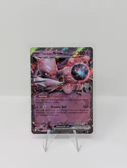 Team Rockets Mewtwo ex 081/182 Destined Rivals Double Rare Pokemon TCG NM - Image 1