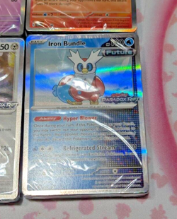 All 4 Pokemon TCG Paradox Rift Build And Battle Promo Set Sealed Collection - Image 3