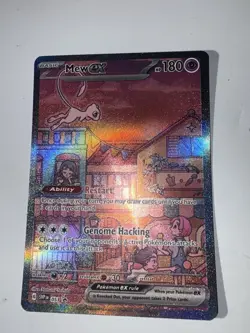 Pokemon TCG Mew ex 053 Scarlet & Violet Black Star Promo Played See Pics Scratch - Image 2