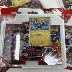 Pokemon Destined Rivals 3 Pack Blister Kangaskhan & Zebstrika [ LOT 6 ] New - Image 2