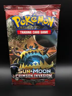 Pokemon TCG - Crimson Invasion Booster Pack - Guzzlord Artwork - Factory Sealed - Image 1