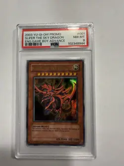 PSA 8 Slifer the Sky Dragon GB1-001 2003 ULTRA RARE NM-MT Yu-Gi-Oh! - Image 1