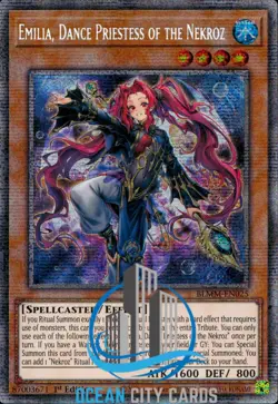 BLMM-EN025 Emilia, Dance Priestess of the Nekroz Starlight Rare 1st Edition - Image 1