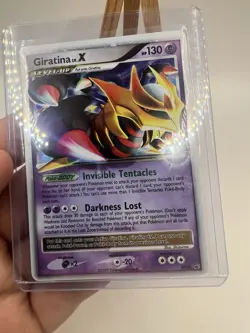 Giratina Lv.X DP38 Black Star Promo Diamond and Pearl Pokemon TCG Card 2009 LP - Image 3