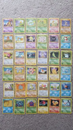 COMPLETE 2000 Pokemon Base Set 2 WOTC VINTAGE Rare/Uncommon/Common 110 Card Lot - Image 3