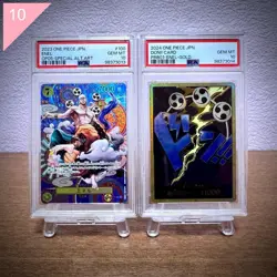 PSA10 One Piece Card Game Enel OP05-100 Golden Don!! Pair Consecutive Serials - Image 1