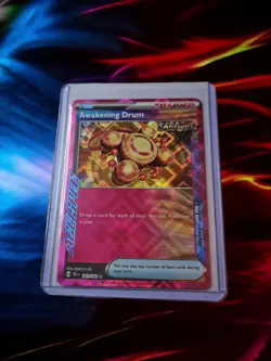 Awakening Drum 141/162 - Temporal Forces - ACE SPEC Rare Pokemon Card - NM/M - Image 1