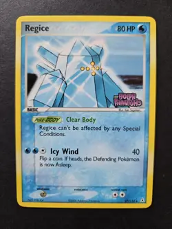 Regime 27/110 Holon Phnantoms Stamp Holo Rare Pokemon Card LP - Image 1