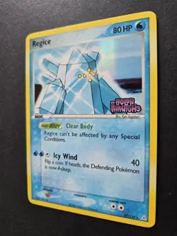 Regime 27/110 Holon Phnantoms Stamp Holo Rare Pokemon Card LP - Image 3