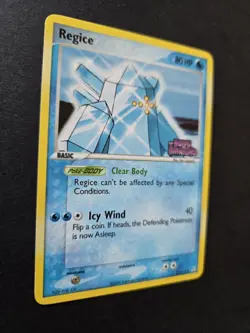 Regime 27/110 Holon Phnantoms Stamp Holo Rare Pokemon Card LP - Image 4