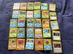 30 Vintage Fossil Pokemon Card Collection (30 Cards ) Wotc - Image 1