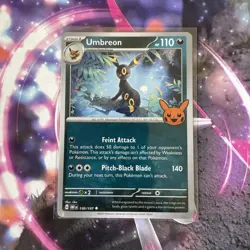 Pokemon Umbreon Trick or Trade Obsidian Flames Card TCG 130/197 2024 - Image 1