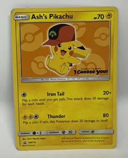 Ash’s Pikachu SM110 I Choose You Pokemon The Movie Promo LP/NM Card - Image 2