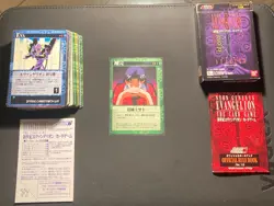 Neon Genesis Evangelion TCG Card Lot 77 Cards 1998 Bandai anime manga - Image 1