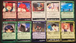 Neon Genesis Evangelion TCG Card Lot 77 Cards 1998 Bandai anime manga - Image 4