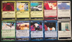 Neon Genesis Evangelion TCG Card Lot 77 Cards 1998 Bandai anime manga - Image 5