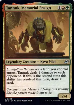 Tannuk, Memorial Ensign Edge of Eternities - Magic MTG NM - Image 1