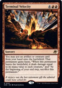 Terminal Velocity Edge of Eternities - Magic MTG NM - Image 1