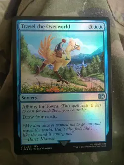 MTG Magic the Gathering Travel the Overworld (82/764) Final Fantasy NM FOIL - Image 1