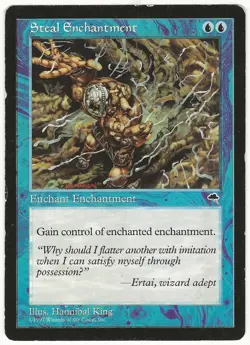 MTG Steal Enchantment Tempest Uncommon HP - Image 1