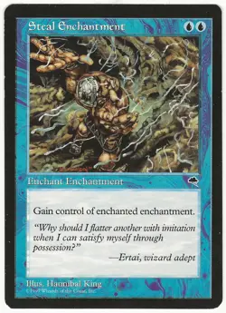 MTG Steal Enchantment Tempest Uncommon LP - Image 1