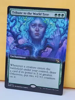 1x EXTENDED Tribute to the World Tree, NM, MOM, Magic: the Gathering, MtG - Image 2