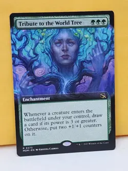 1x EXTENDED Tribute to the World Tree, NM, MOM, Magic: the Gathering, MtG - Image 3