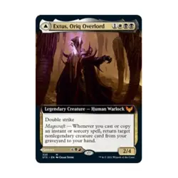 WOTC MtG Strixhaven: School of M Extus, Oriq Overlord (Extended Art) (MR) NM - Image 1