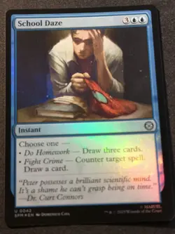 School Daze - Foil - SPM - MTG - EN - NM - 0042 - Image 1