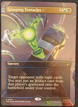 Grasping Tentacles (Borderless) Marvel's Spider-Man: Eternal-Legal Foil MtG - Image 1