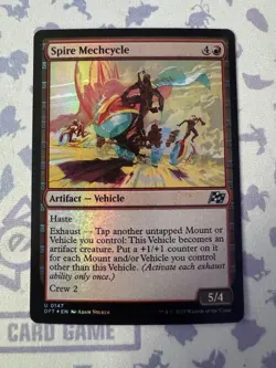 MTG - Spire Mechcycle - DFT - 0147 - Foil - Image 1