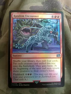 Random Encounter (Foil) - 150 - FINAL FANTASY- Near Mint - MTG - Image 1