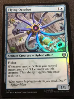 Flying Octobot - Foil - SPM - MTG - EN - NM - 0031 - Image 1