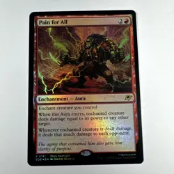 MTG - Pain for All - {Foil} Rare #151 Magic Edge of Eternities EOE - Image 1