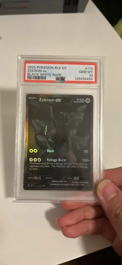 Pokemon Zekrom ex 172/086 Black Bolt PSA 10 Gem Mint - Image 1