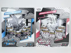 Pokemon Black Bolt and White Flare Binder Collection New Factory Sealed - Image 1