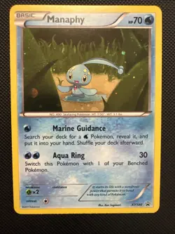 Manaphy XY190 XY Holo Black Star Promo Pokemon - Image 1