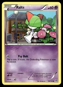 Ralts Plasma Storm 59/135 MP Pokemon TCG | Buy 10 Get 10 Free - Image 1