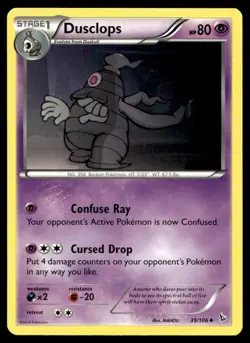 Dusclops XY - Flashfire 39/106 MP Pokemon TCG | Buy 10 Get 10 Free - Image 1