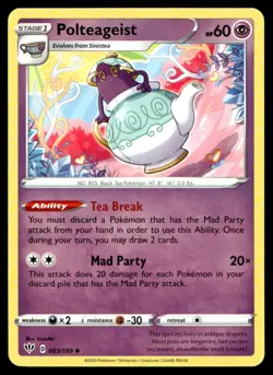 Polteageist SWSH03: Darkness Ablaze 083/189 MP Pokemon TCG | Buy 10 Get 10 Free - Image 1